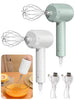 3-Speed Hand Mixer - USB Rechargeable, Wireless Design, Stainless Steel Dual Beaters, Essential For Baking & Cooking